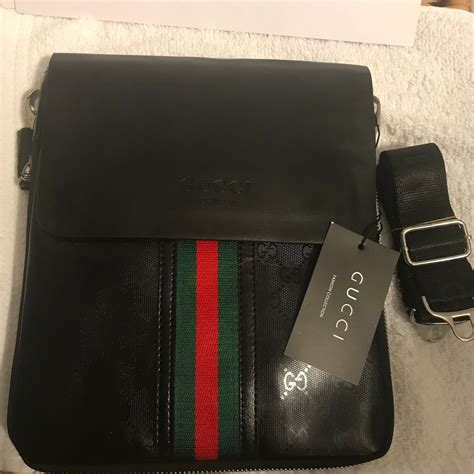 gucci zipper mens bag|cheapest gucci men's bag.